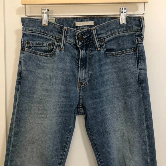3/$25 ❥ Abercrombie & Fitch 26 x 30 Mid Rise Medium Mid Wash Skinny Jeans Y2K - Picture 2 of 10